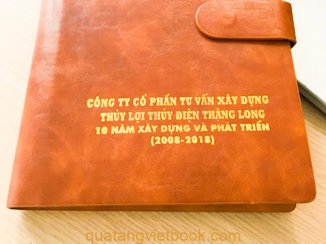 Thông tin sản phẩm in logo lên sổ da