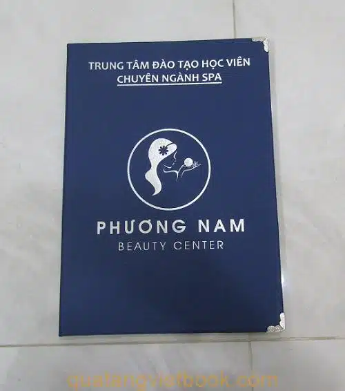 Menu bìa da Spa Phương Nam