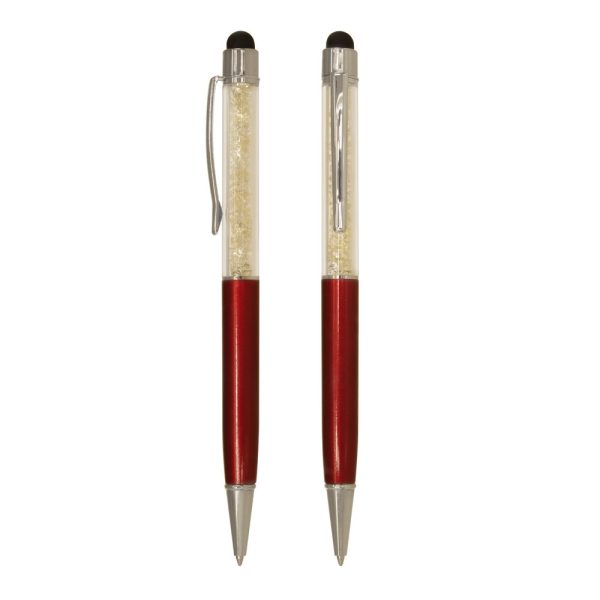 Bút kim loại VB Crystal Pen-Đỏ